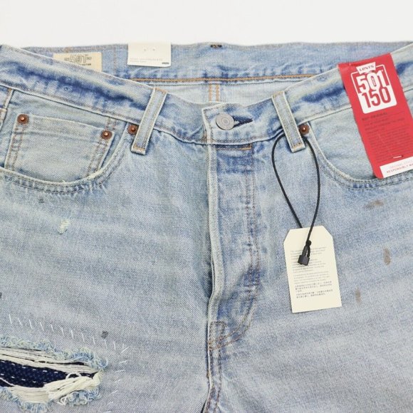 New Levi's 501 W33 L34 Men's Jeans Selvedge 150th Anniversary Special Edition - Picture 15 of 16